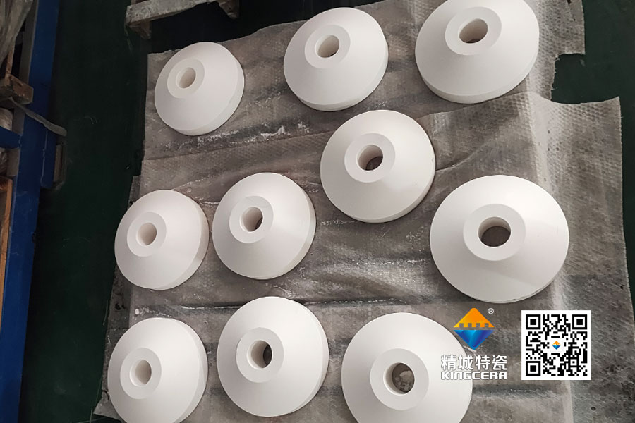 95% Alumina + ZTA Structural Ceramic Distributor Cone in Impact Crushers