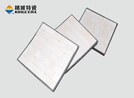 The wear resistant ceramic bonding steel plates