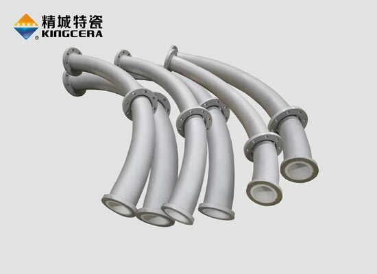 Wear resistant ceramic lined elbow used in Lithium Battery