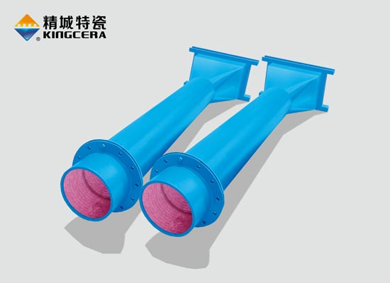 ceramic lined conical reduction pipe