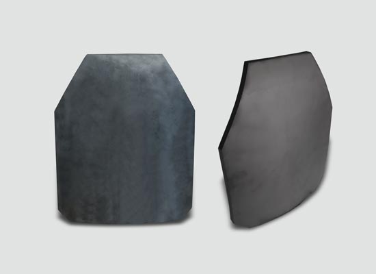 Bulletproof Silicon Carbide Ceramic Tiles |SIC Monolithic Armor Plate, Single-curve, Multi-curv