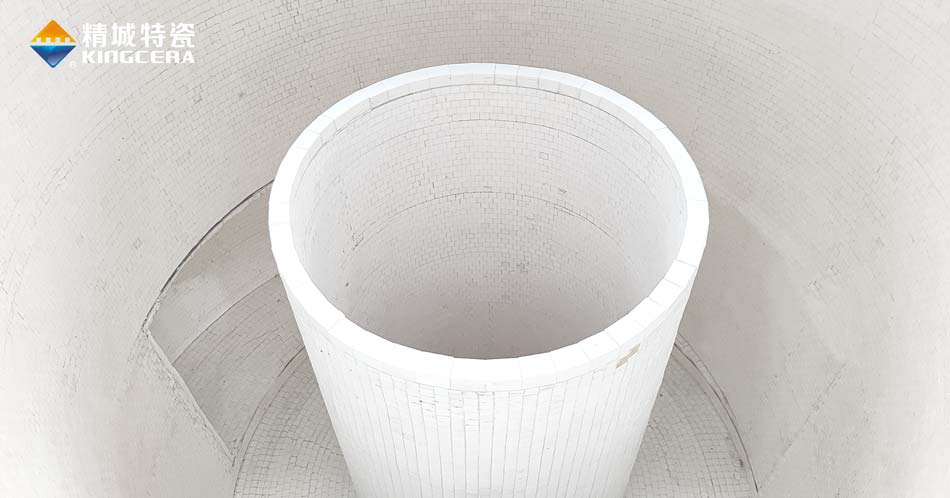 Cyclone Dust Collector lined ceramic tiles