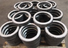 Ceramic lined concrete pump pipes and parts shipped to Germany