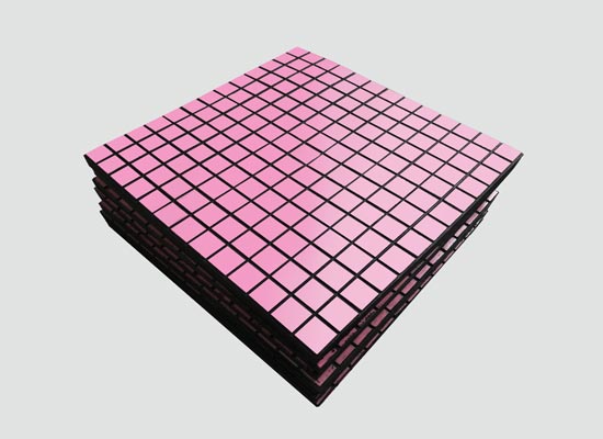 Ceramic rubber liner