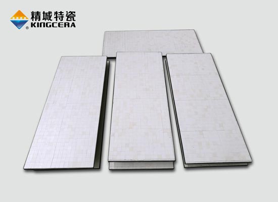 The wear resistant ceramic bonding steel plates