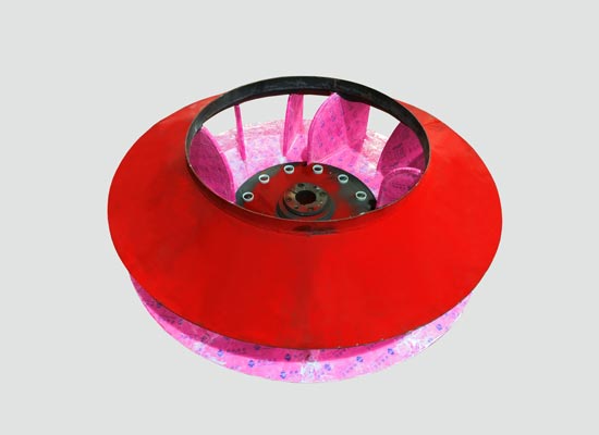 Wear-resistant ceramic fan impeller | ceramic fan tile | ceramic lined blower fan