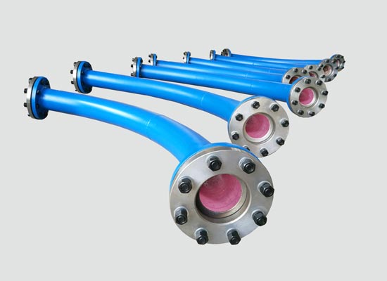 Wear resistant ceramic lined pipe bend