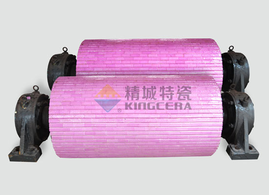 Pure ceramic tile lined pulley