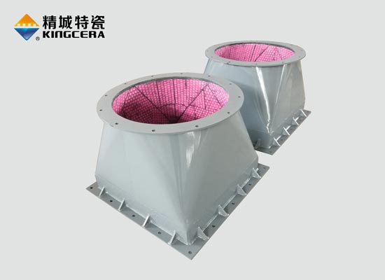 ceramic lined conical reduction pipe