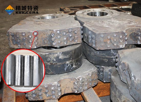 Titanium Carbide(TiC) Cermet Rod for Crusher Hammer Head