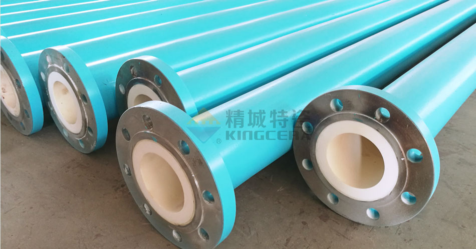 Integral formed wear-resistant ceramic steel pipe (whole shaped technology)