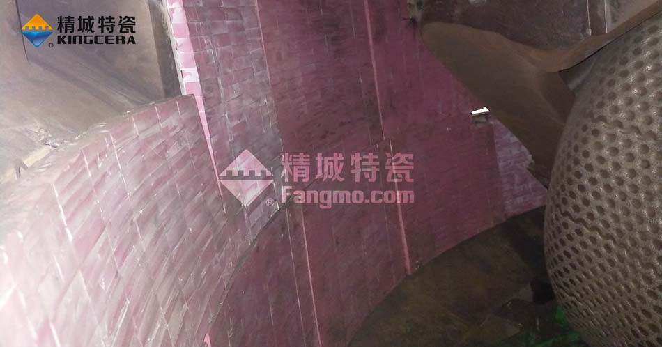 Installation and Replacement of Wear-Resistant Ceramic Composite Liner for Coal Mill
