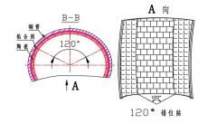 Wear resistant ceramic tiles lined pipe