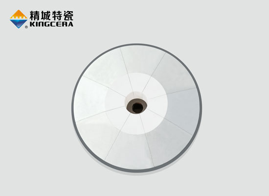 Wear-resistant ceramic distribution cone