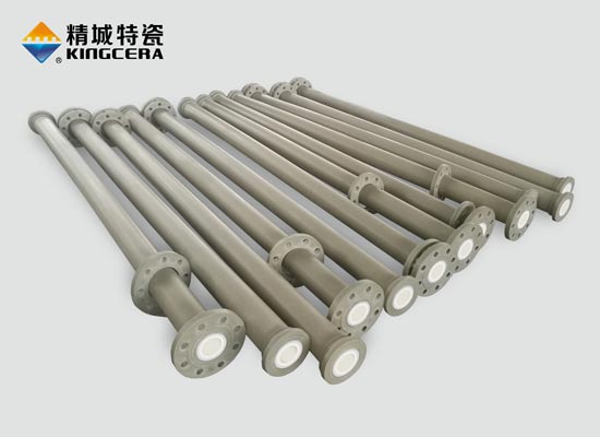 Ceramic lined PP pipe