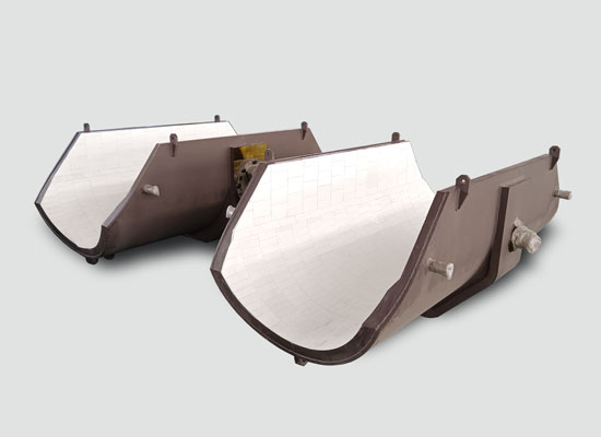 ceramic lined chute
