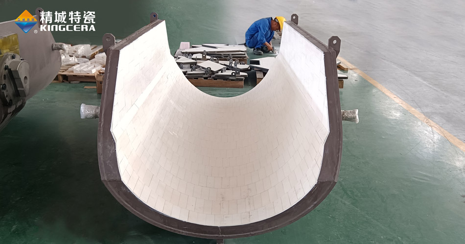 ceramic lined swing chute in steel making plant ceramic lined swing chute in steel making plant