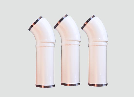 ARZ Reinforced Zirconia Ceramic Lined Pump Truck Elbow