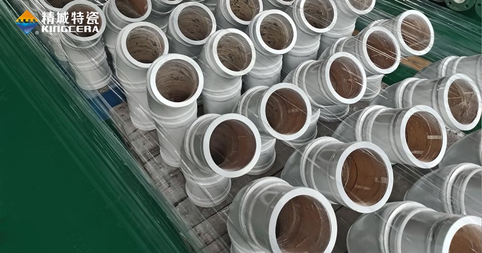 ARZ Reinforced Zirconia Ceramic Lined Pump Truck Elbow