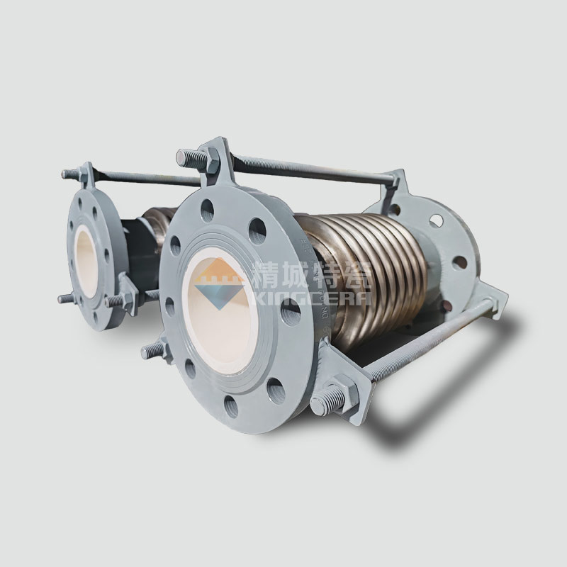 Corrugated Pipe Compensator Lined with Monolithic Ceramic Rings